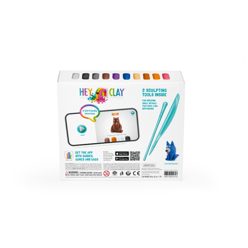 Hey Clay Yaratıcı Kil Seti - Forest Animals