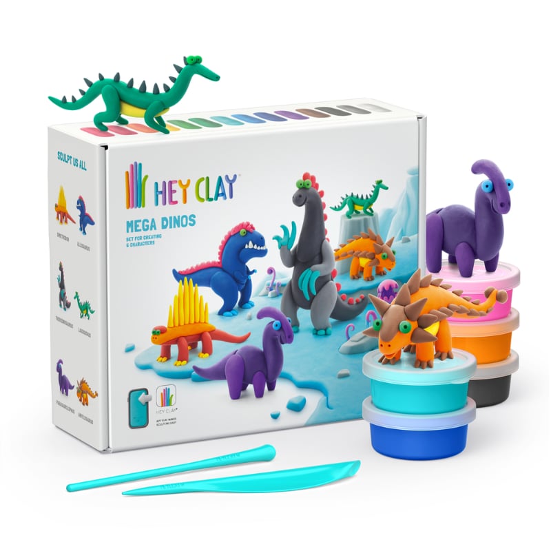 Hey Clay Yaratıcı Kil Seti - Mega Dinos
