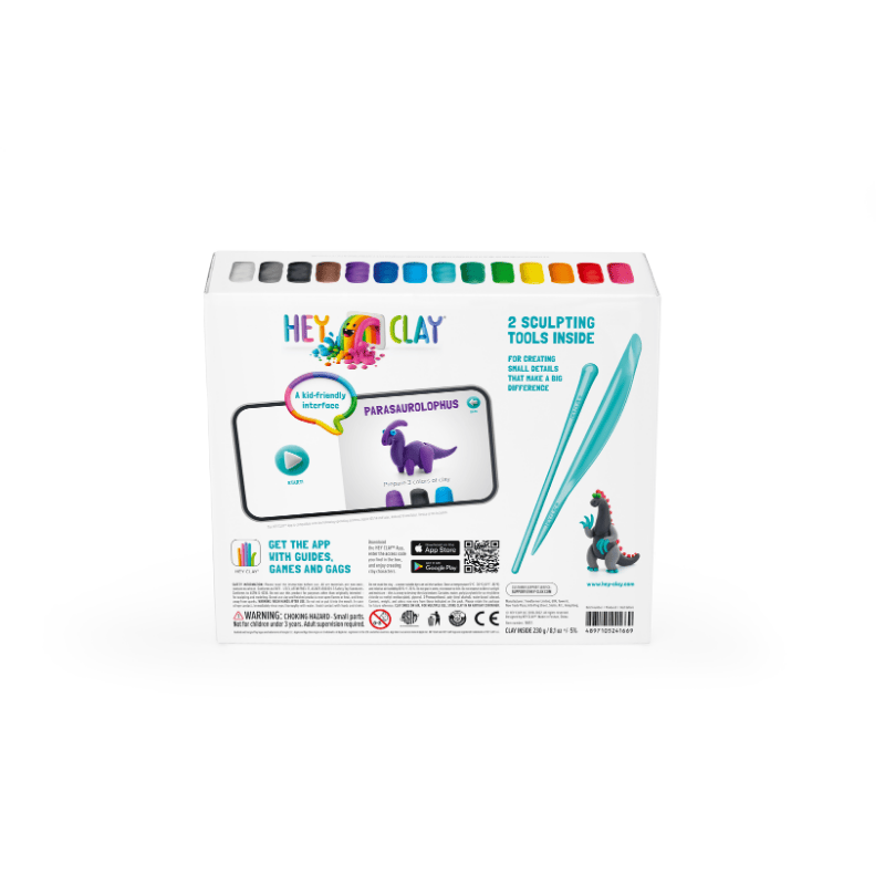 Hey Clay Yaratıcı Kil Seti - Mega Dinos