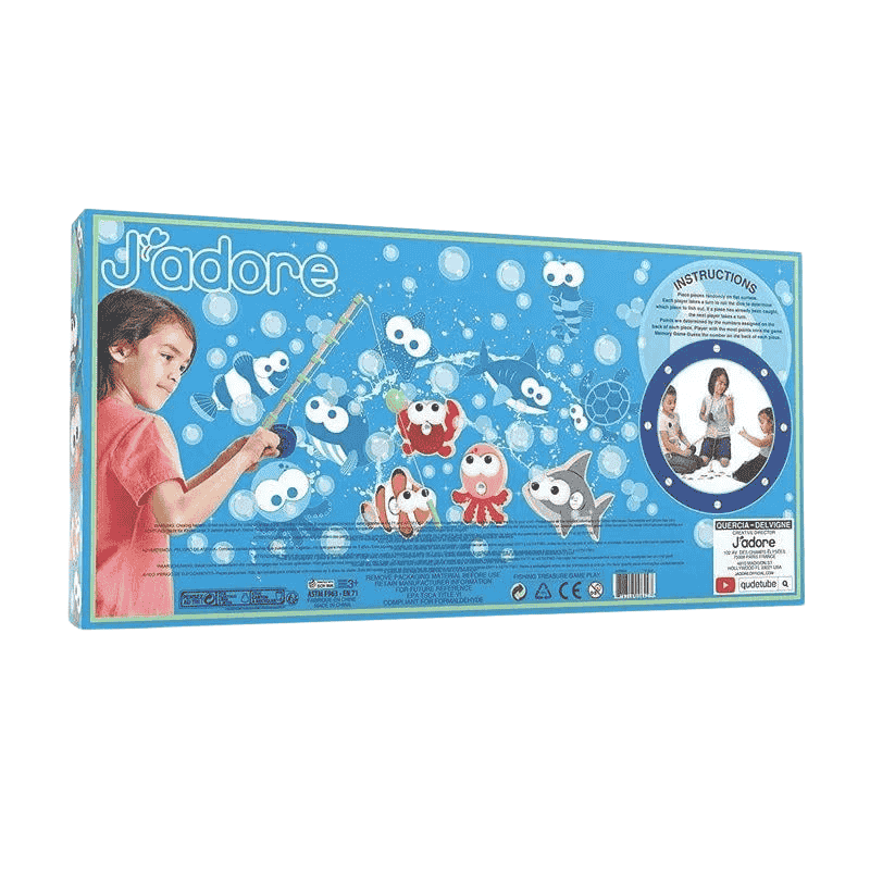 Jadore Ahşap Balık Yakalama Seti