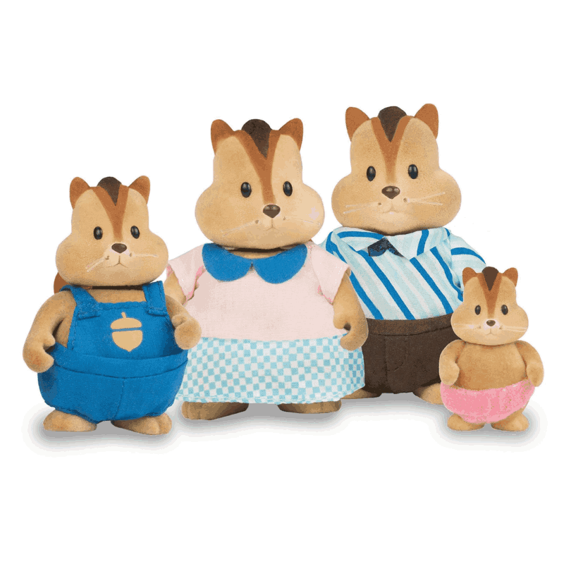 Lil Woodzeez Çizgili Sincap Ailesi