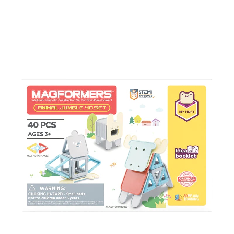 Magformers Mıknatıslı Animal Jumble Set - 40 Parça