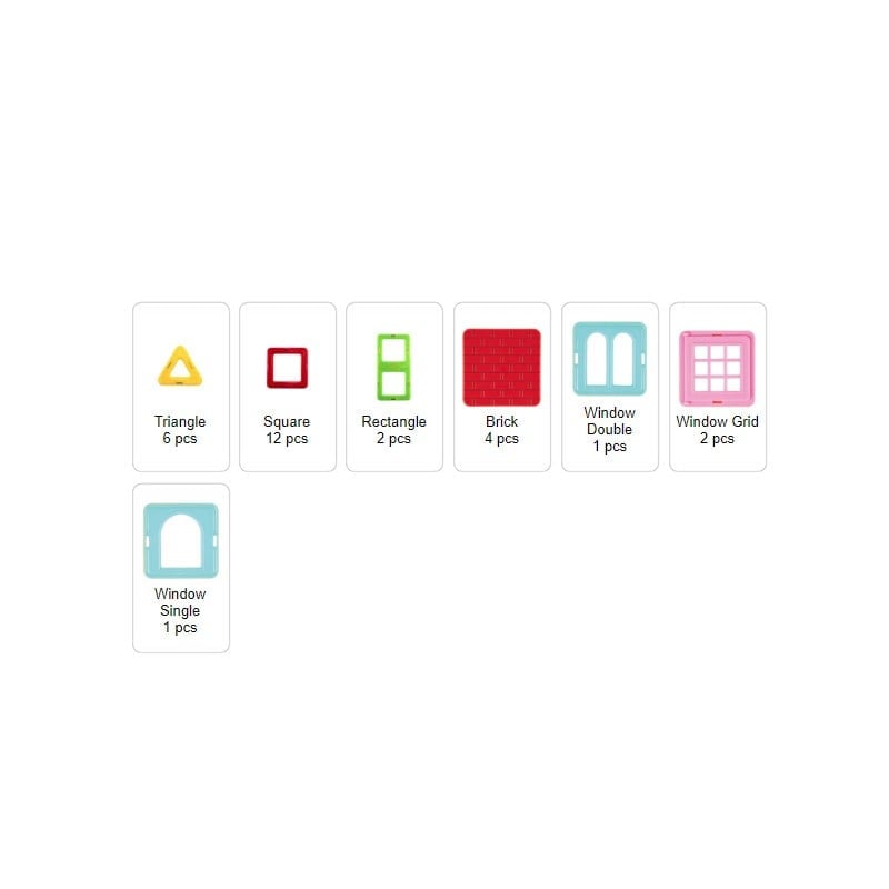 Magformers Mıknatıslı House Set - 28 Parça