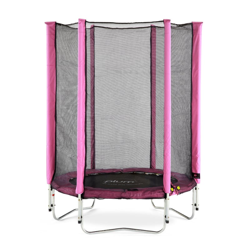 Plum File Korumalı Trambolin - 4 ft - Pembe