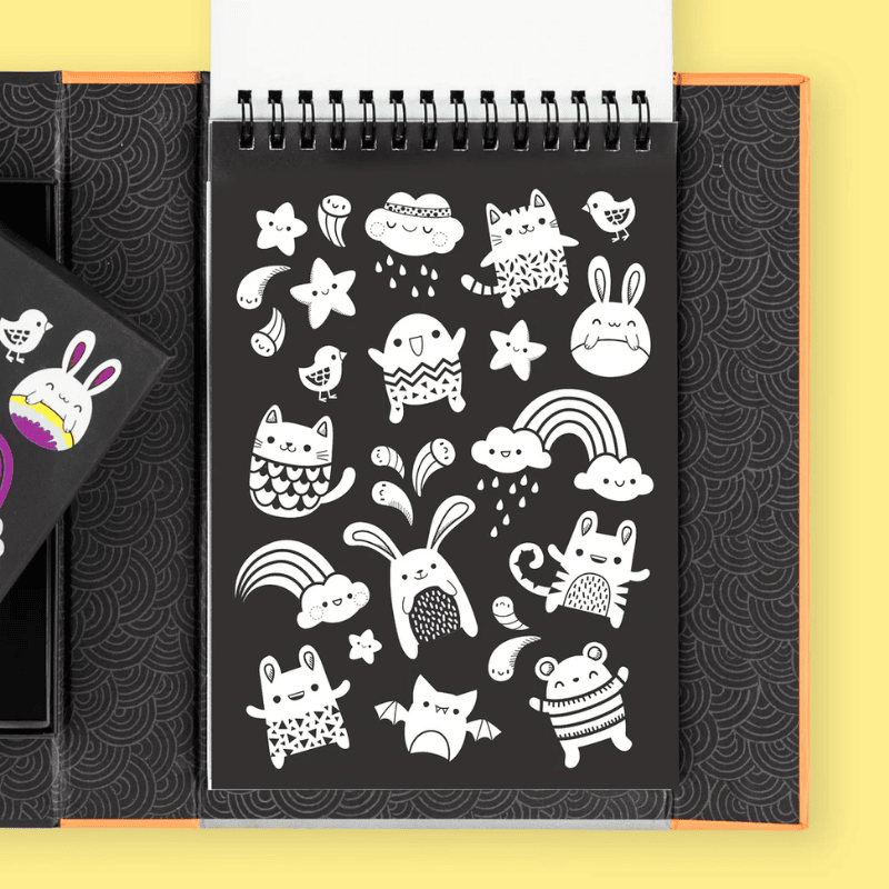 Tiger Tribe Neon Boyama Seti - Glow Friends