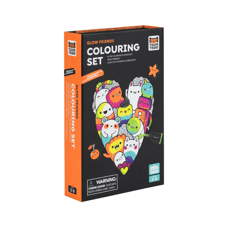 Tiger Tribe Neon Boyama Seti - Glow Friends