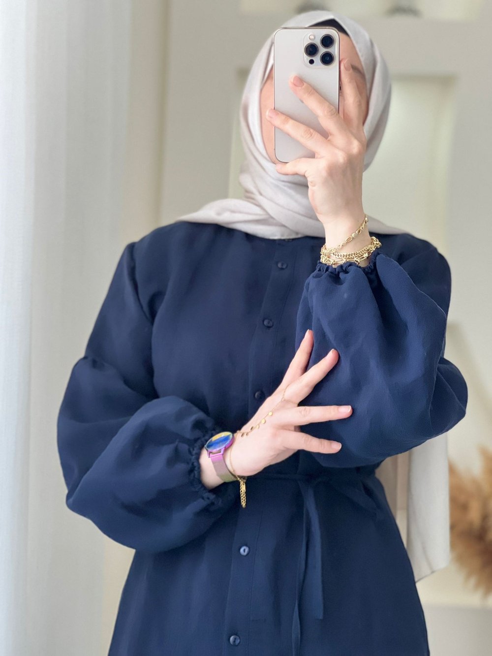 SENA ELBİSE  LACİVERT