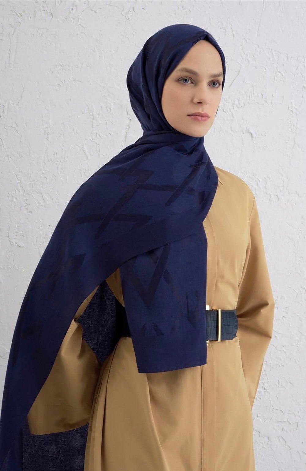 ARMINE LYOCELL ŞAL ÇİZGİ DESEN