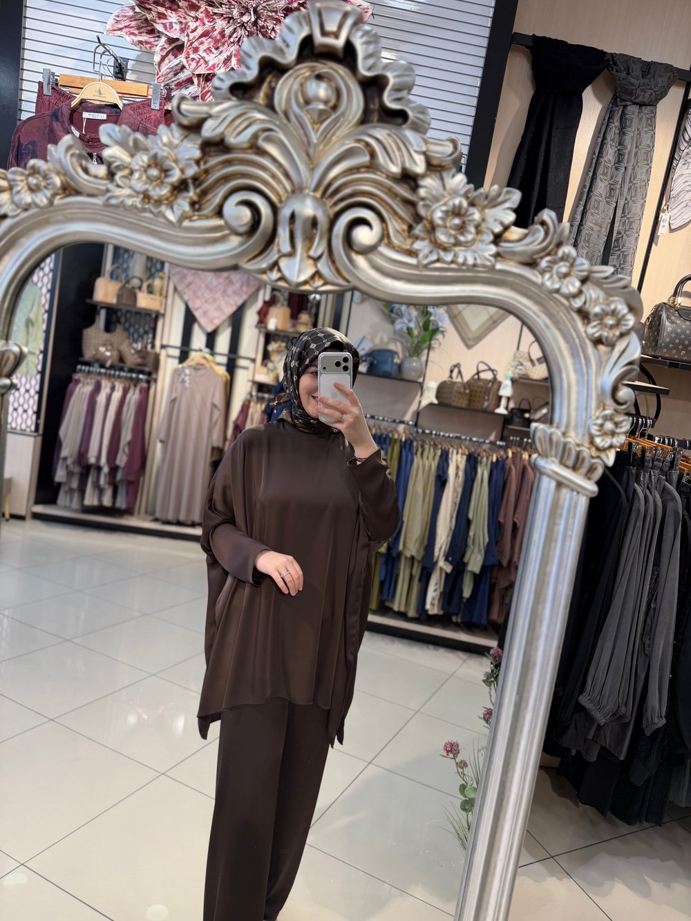 MİORİ CLARE TAKIM KAHVERENGİ