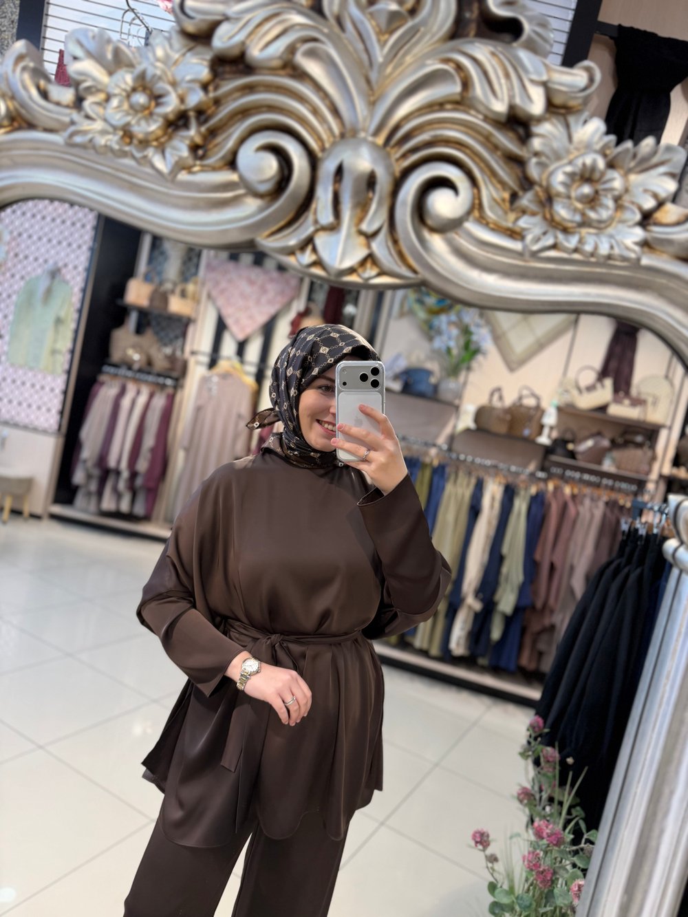 MİORİ CLARE TAKIM KAHVERENGİ