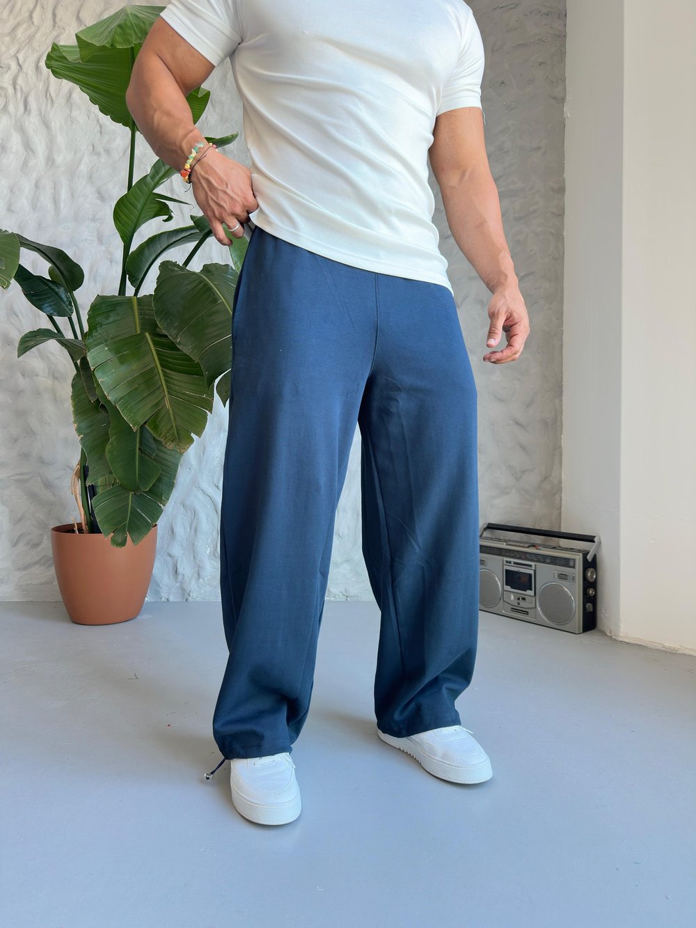 Mavi Oversize Baggy Jogger Modeli