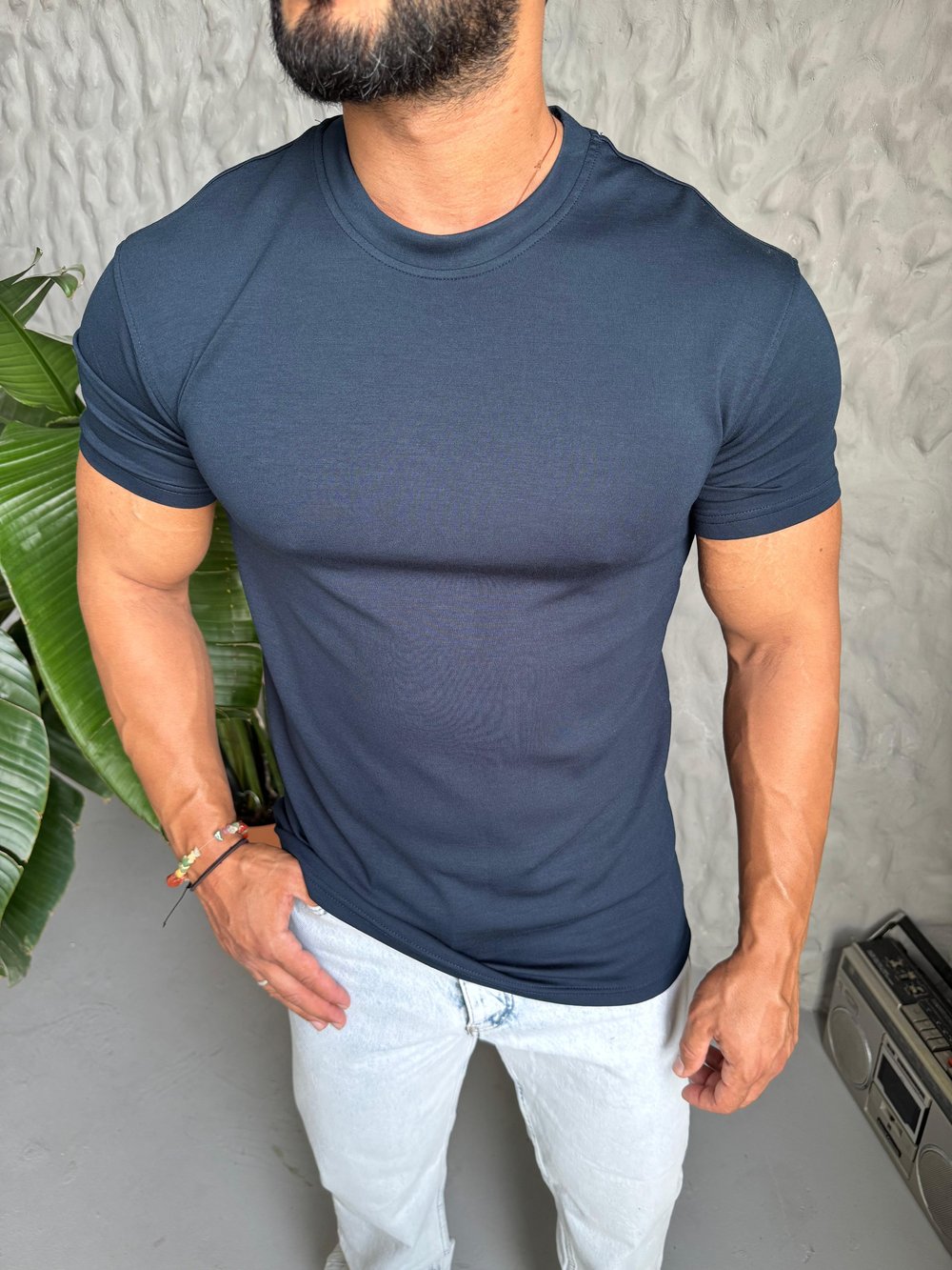 Mavi Oysho T-Shirt Modeli