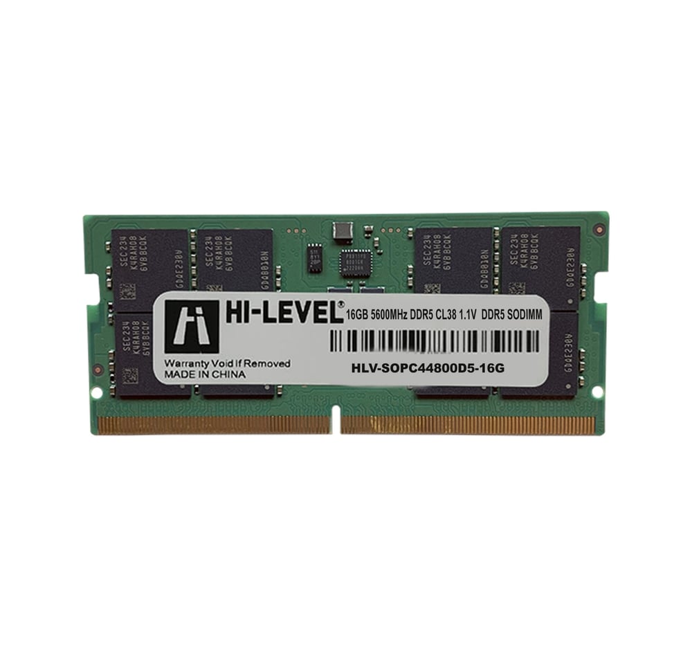 16GB DDR5 5600MHZ SODIMM 1.1 HLV-SOPC44800D5-16G HI-LEVEL