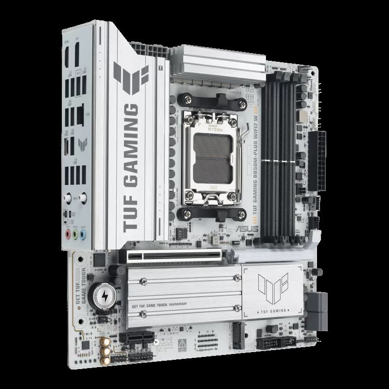 ASUS TUF GAMING B850M-PLUS WIFI7 AMD ANAKART BEYAZ