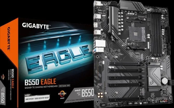 GIGABYTE B550 EAGLE DDR4 3200MHz HDMI M.2 ATX AM4