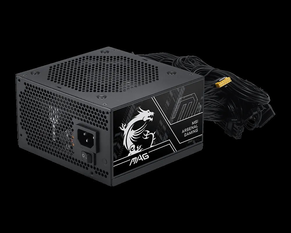 MSI MAG A750BN PCIE5 III 750W 80+ BRONZE  ATX 3.1 PCIe 5.1 POWER SUPPLY