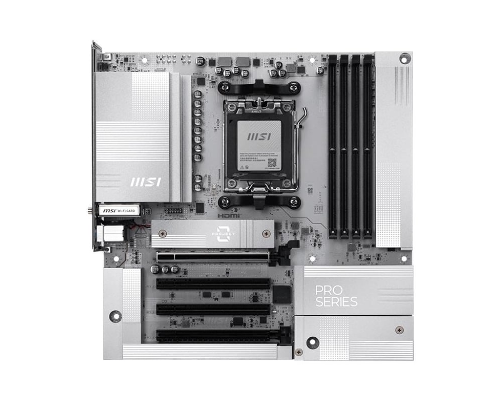MSI PRO B850M-A WIFI PZ DDR5 ANAKART 8200MHz(OC)