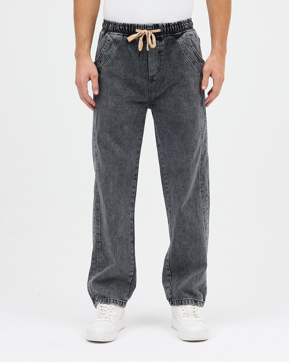 AMERİCANO BAGGY JEAN  KOT PANTOLON (FÜME)