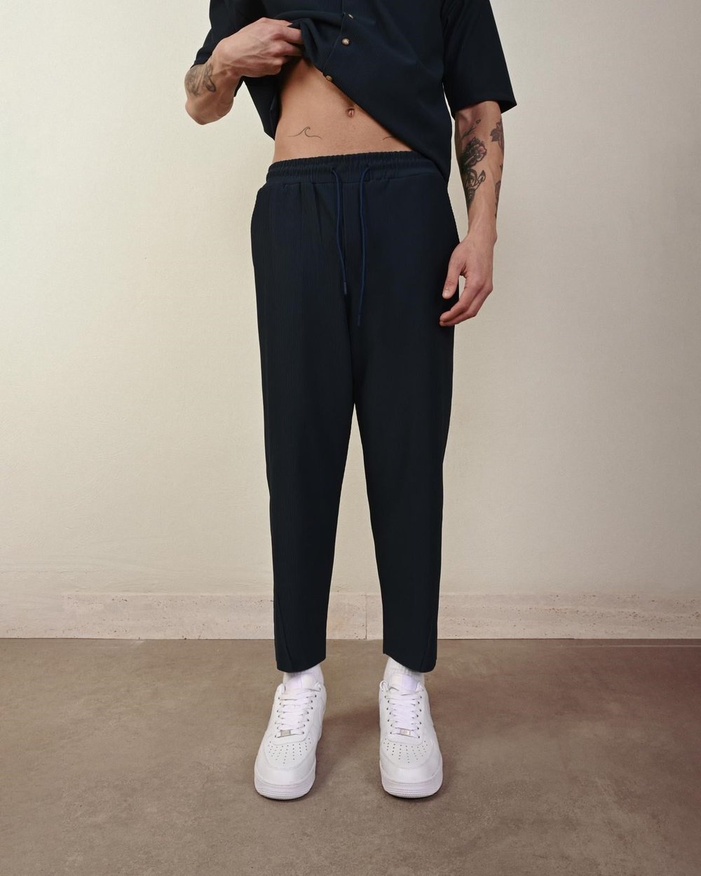 CARROT TIRTIKLI JOGGER (SİYAH)