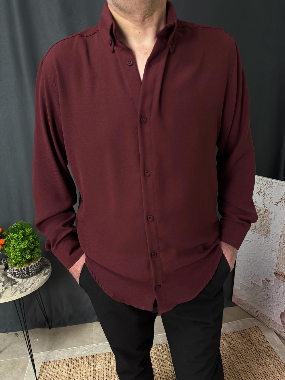 DAR KESİM PAMUKLU CASUAL GÖMLEK