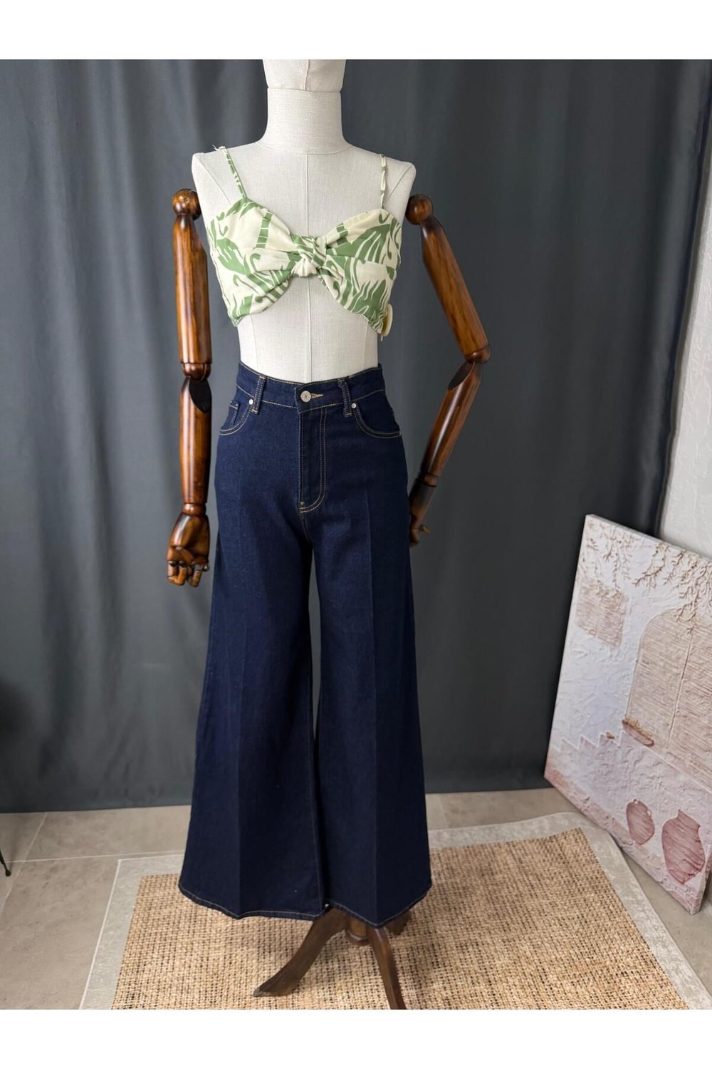DESENLİ CROP