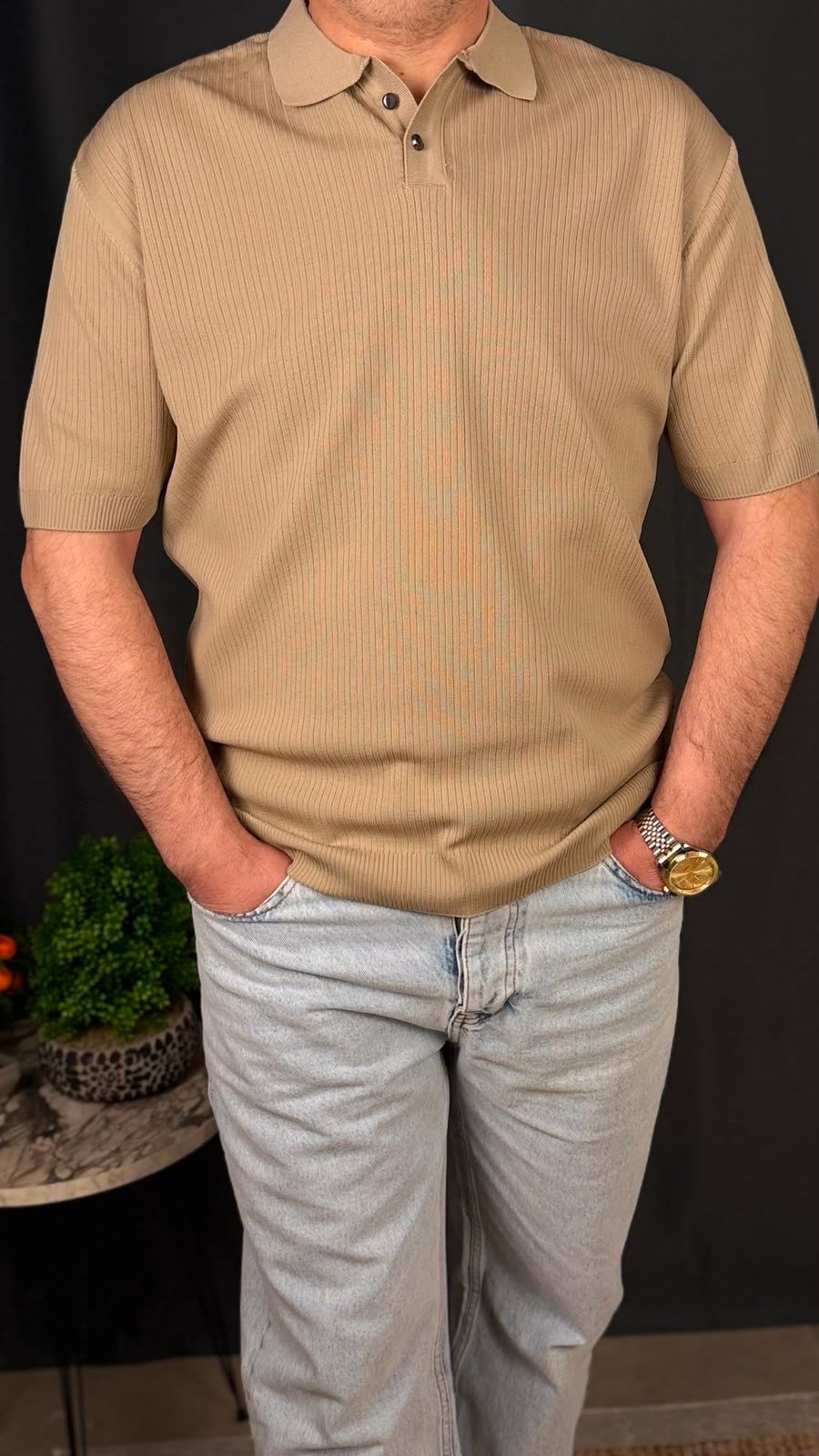 DÜĞMELİ POLO YAKA TİŞÖRT