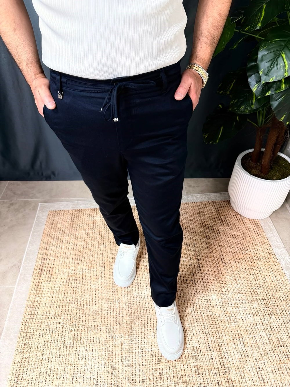 GABARDİN KETEN PANTOLON