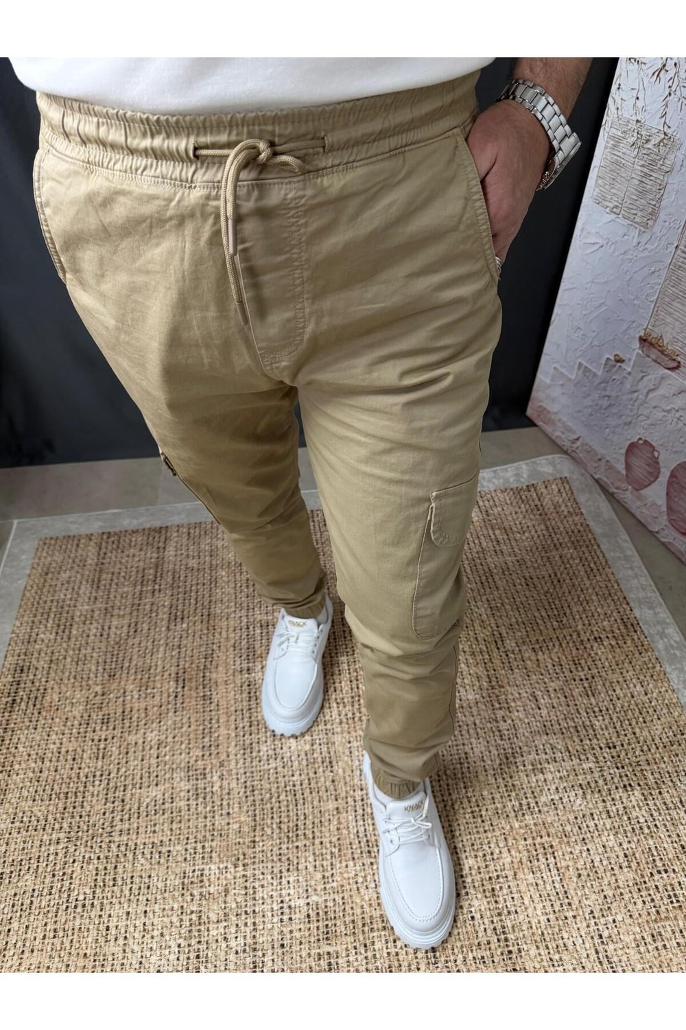 PAÇASI LASTİKLİ KARGO PANTOLON