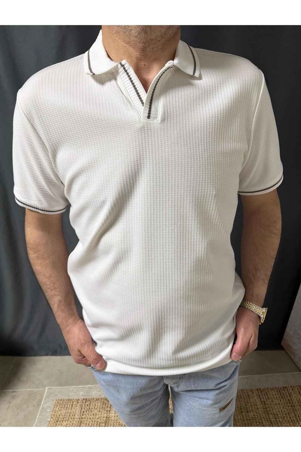 POLO YAKA FİTİLLİ TİŞÖRT