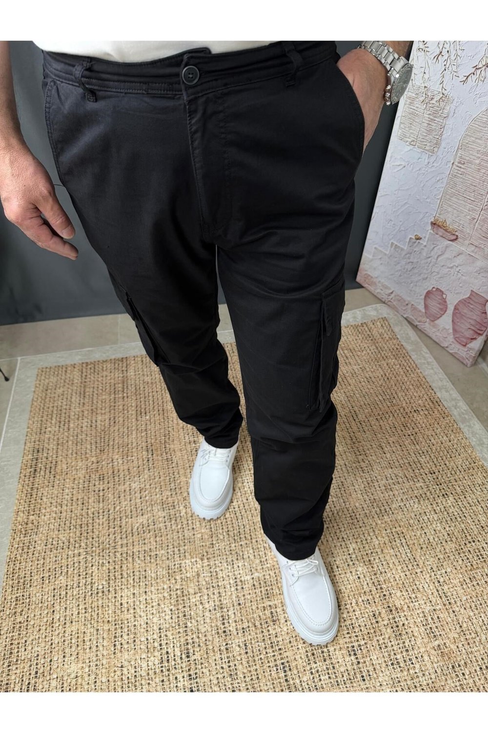 REGULAR PAÇA KARGO CEPLİ PANTOLON