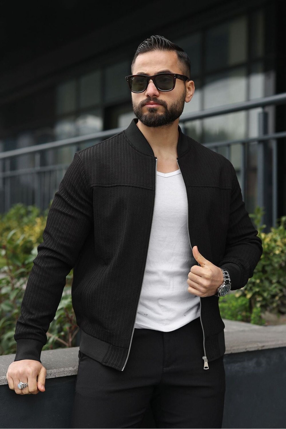 RELAX KESİM COLLEGE YAKA FİTİLLİ MEVSİMLİK ERKEK MONT