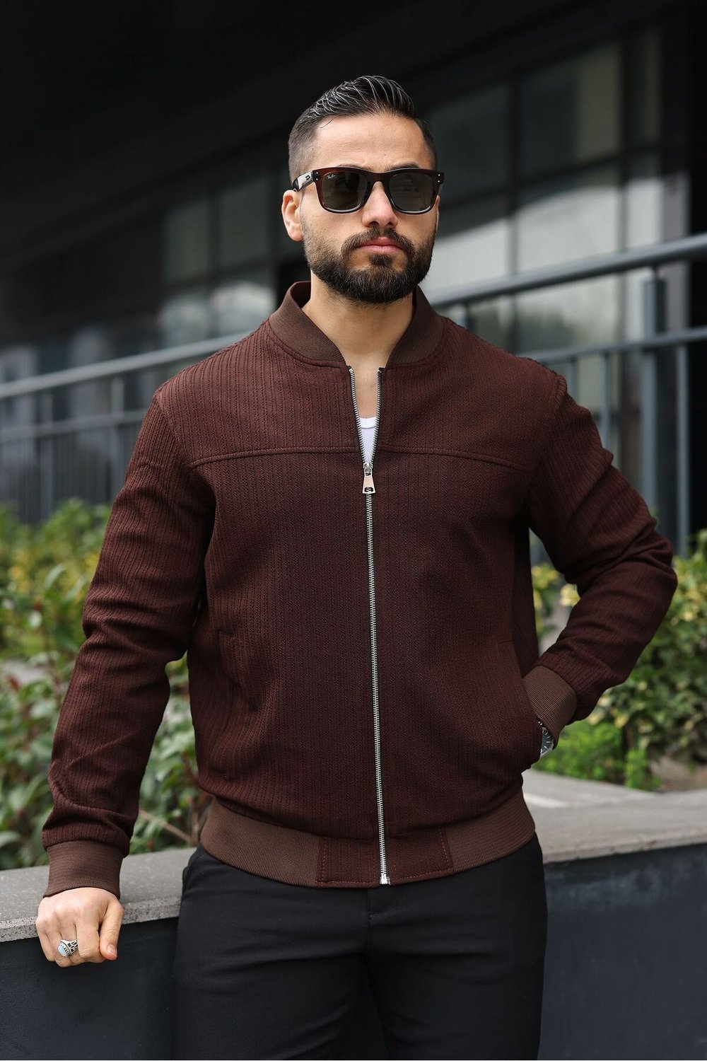 RELAX KESİM COLLEGE YAKA FİTİLLİ MEVSİMLİK ERKEK MONT