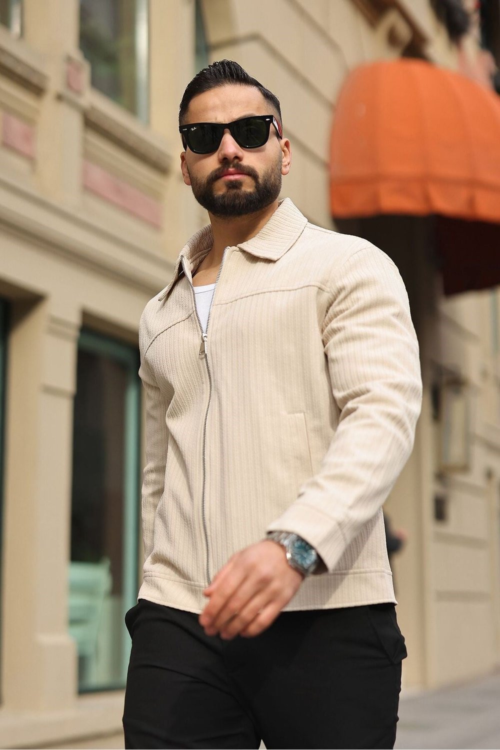 RELAX KESİM FİTİLLİ MEVSİMLİK ERKEK MONT