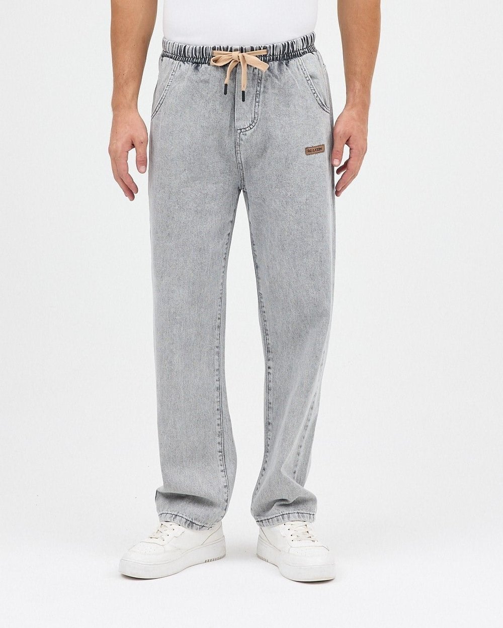 SALAŞ KESİM BAGGY JEAN PANTOLON (GRİ)