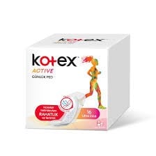 KOTEX ACTİVE GÜNLÜK PED 16 LI