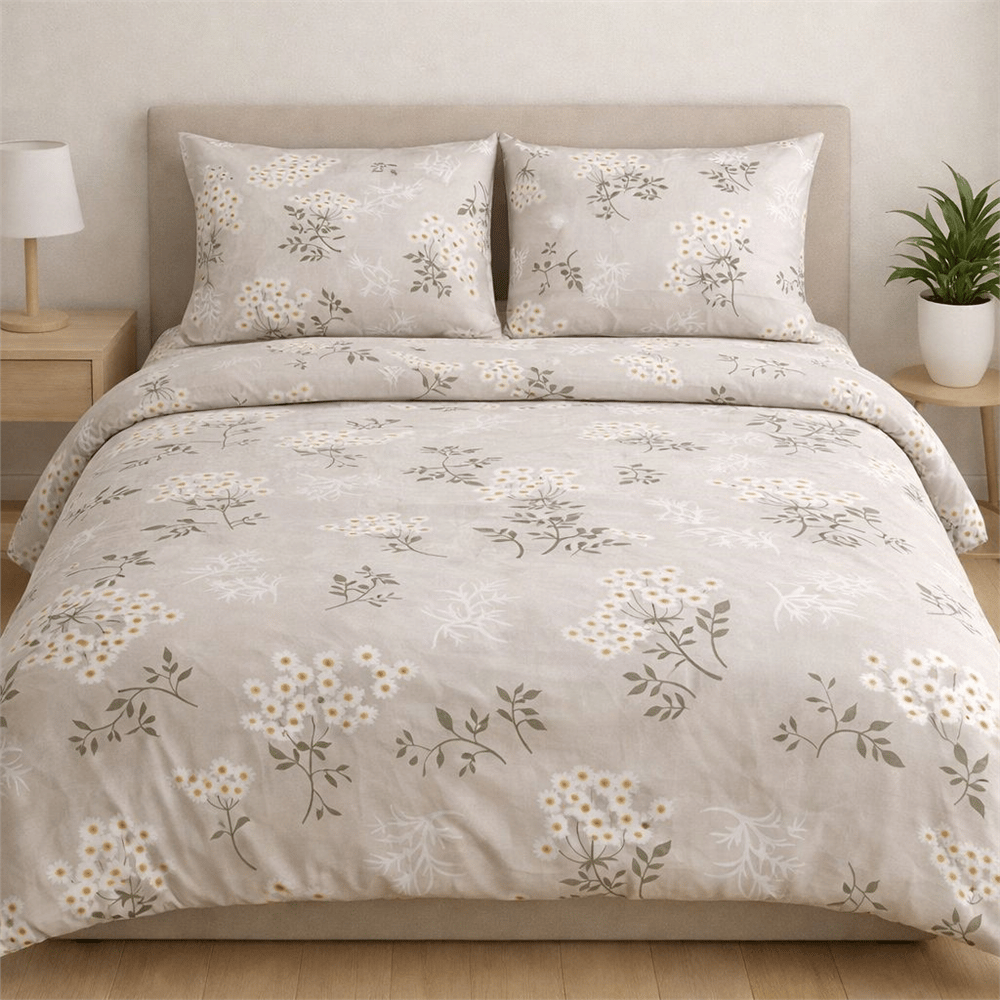 Ranforce / Çift Kişilik Nevresim Takımı Desen3- Gri