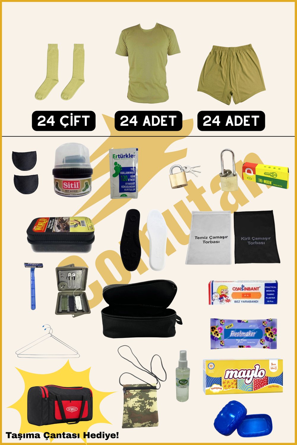 24'lü Temel Uygun Paket (94 PARÇA)
