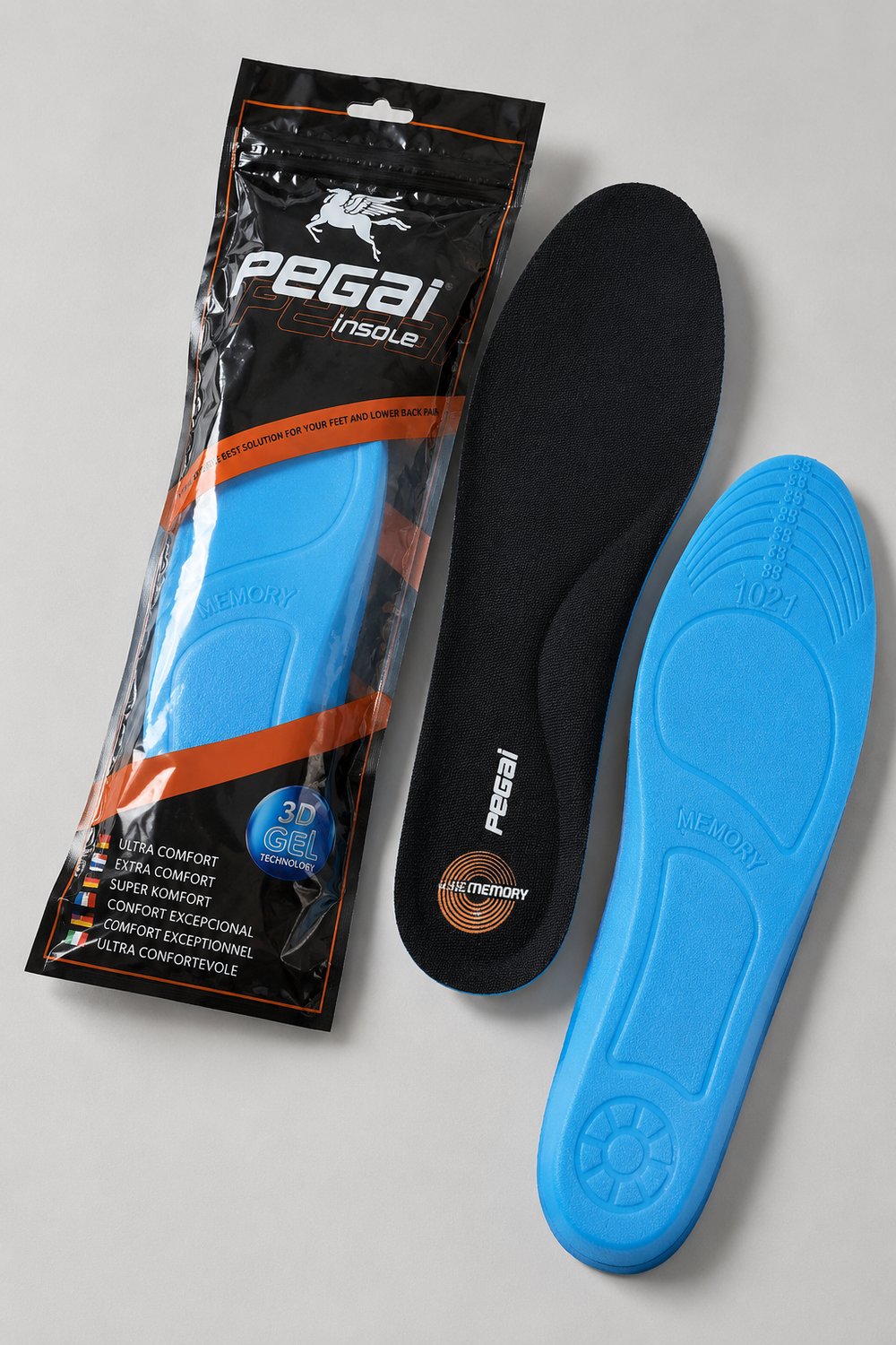 Insole Visco Memory 3D Jel Tabanlık