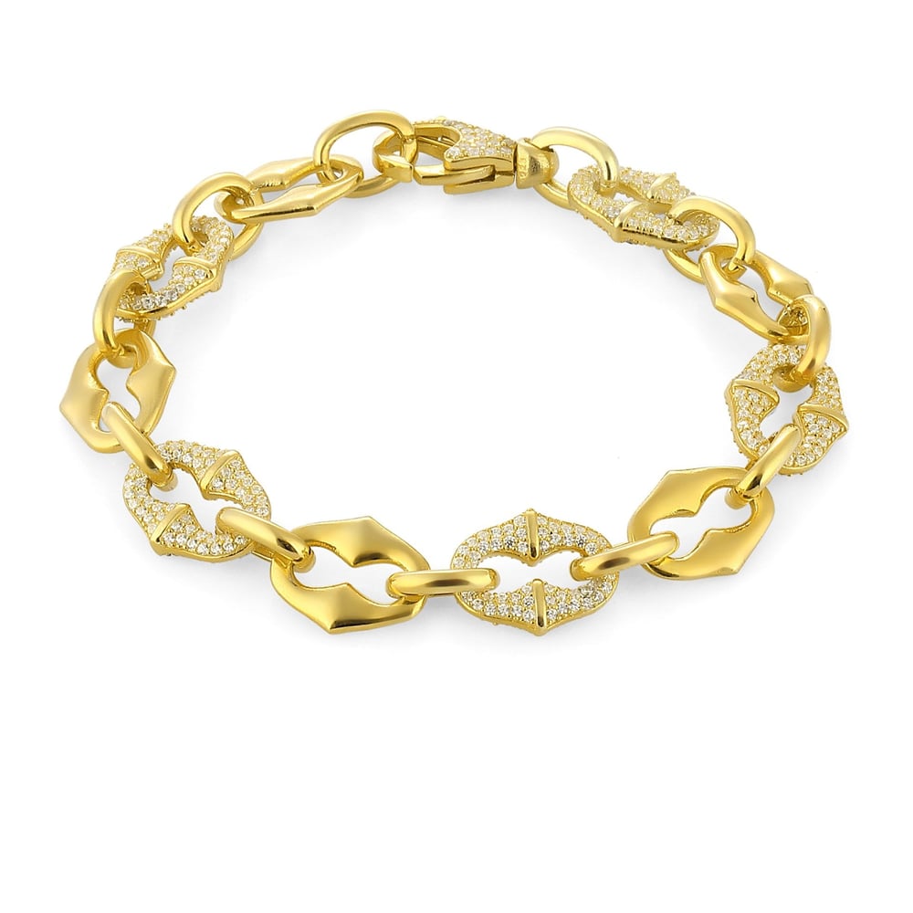 Bambu Plain & Zircon Bracelet
