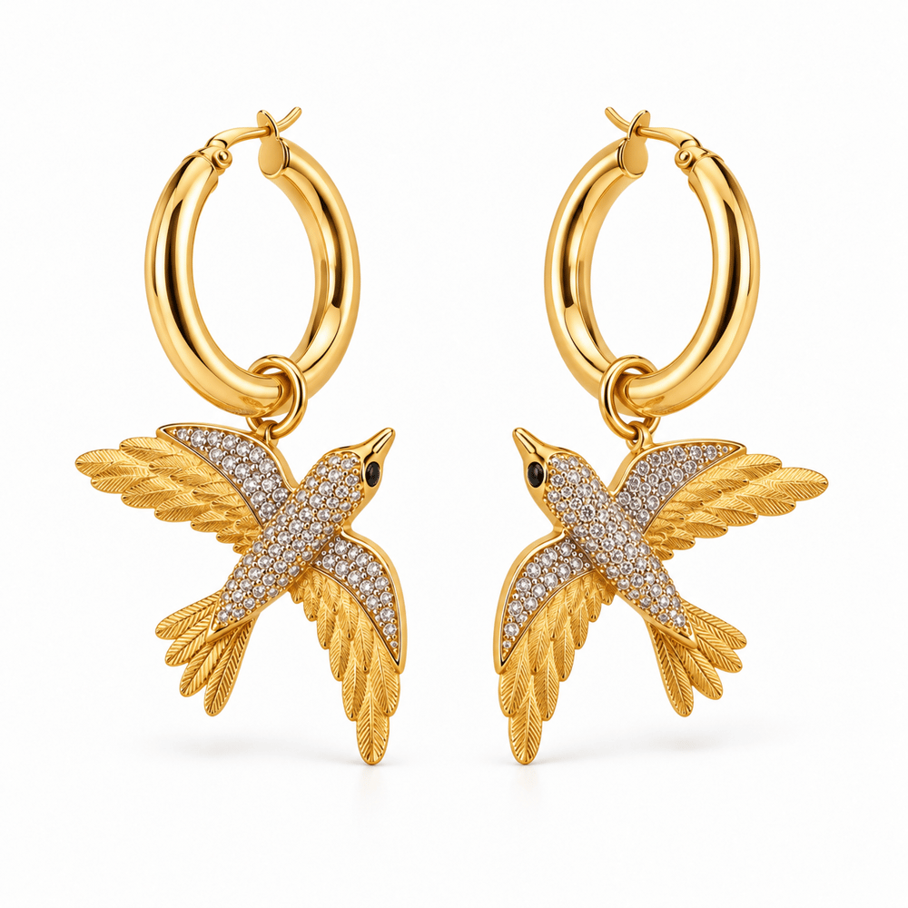 Birds of Eternity Hoops