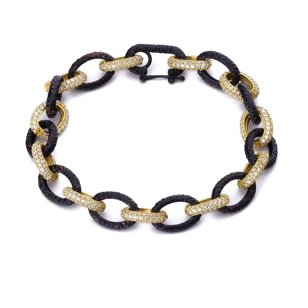 Black Matte Chain Bracelet