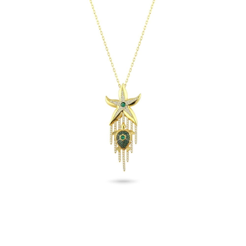 Sea Star Turtle Necklace