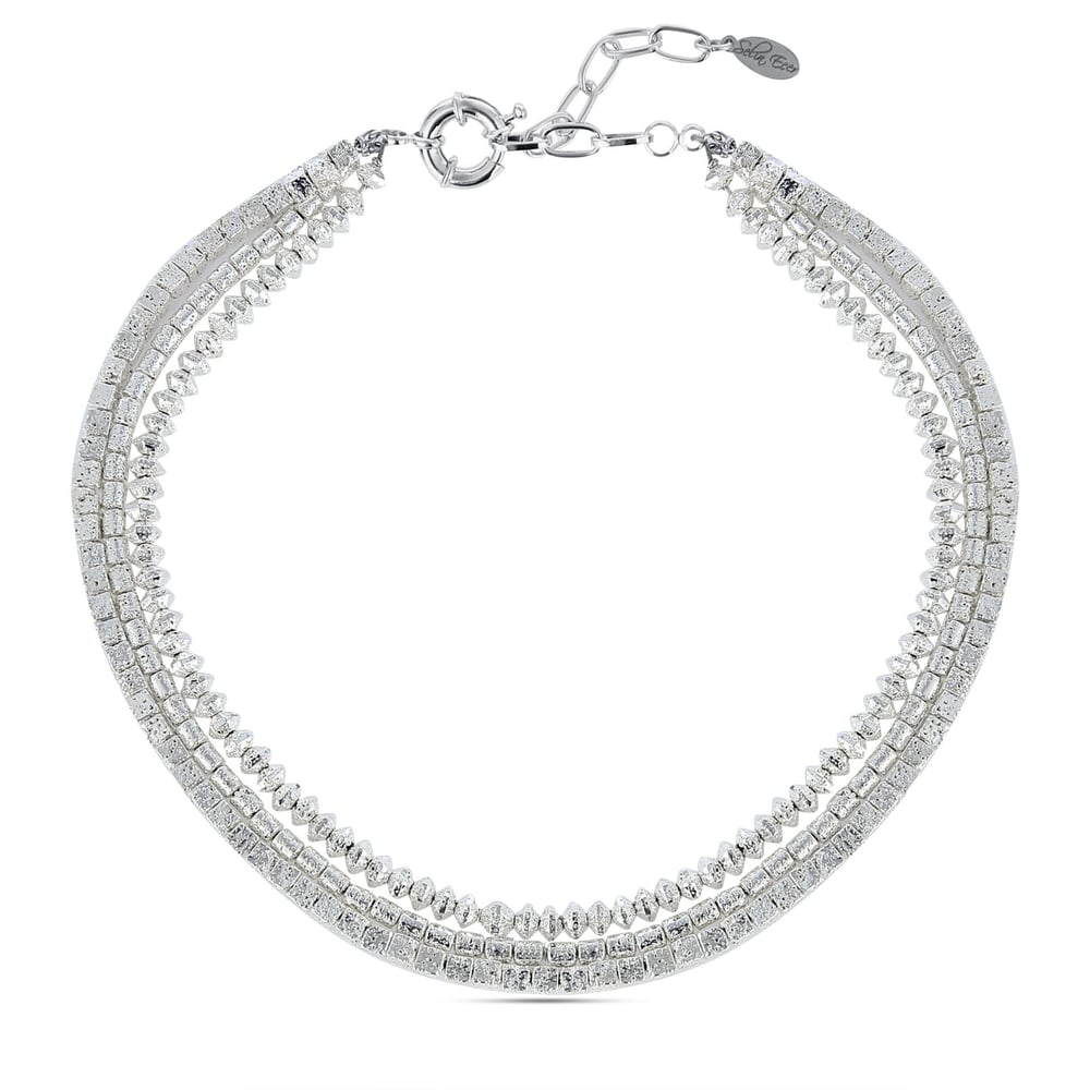 Sİlver Hematite Necklace