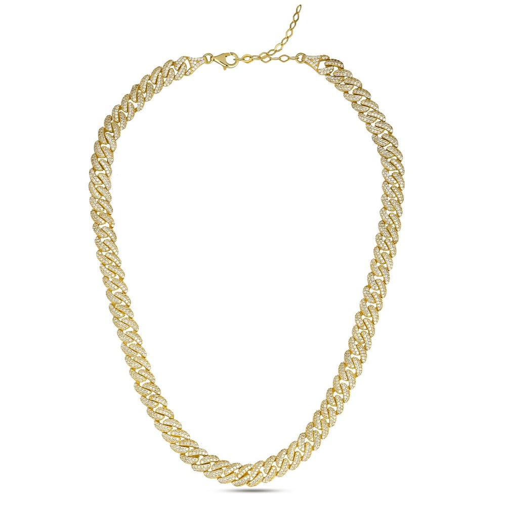Zircon Chain Necklace