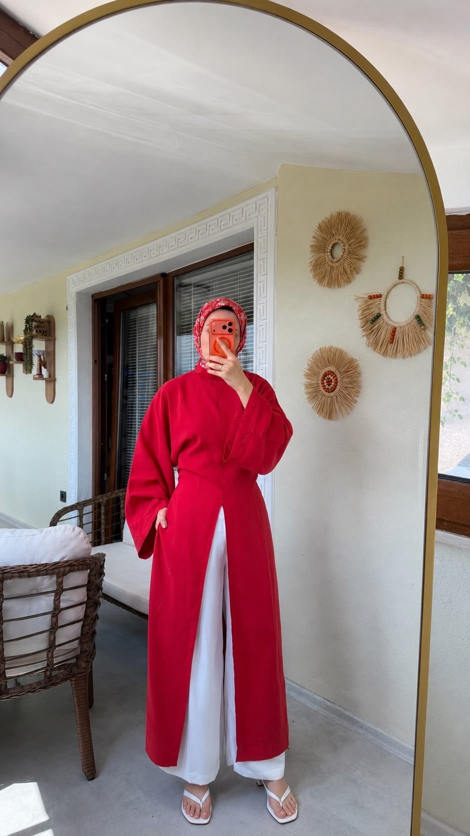 Flow bluz kırmızı