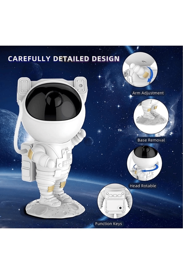 Astronot Projeksiyon Gece Lambası