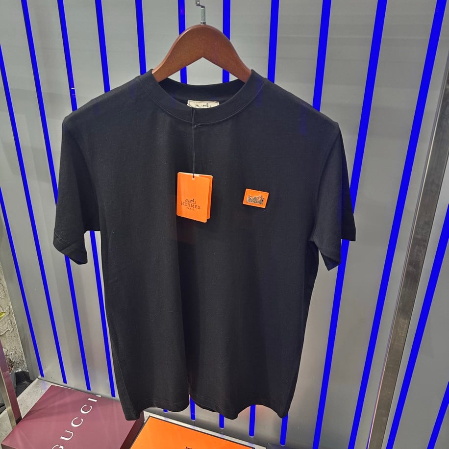 Hermes premium siyah tshirt