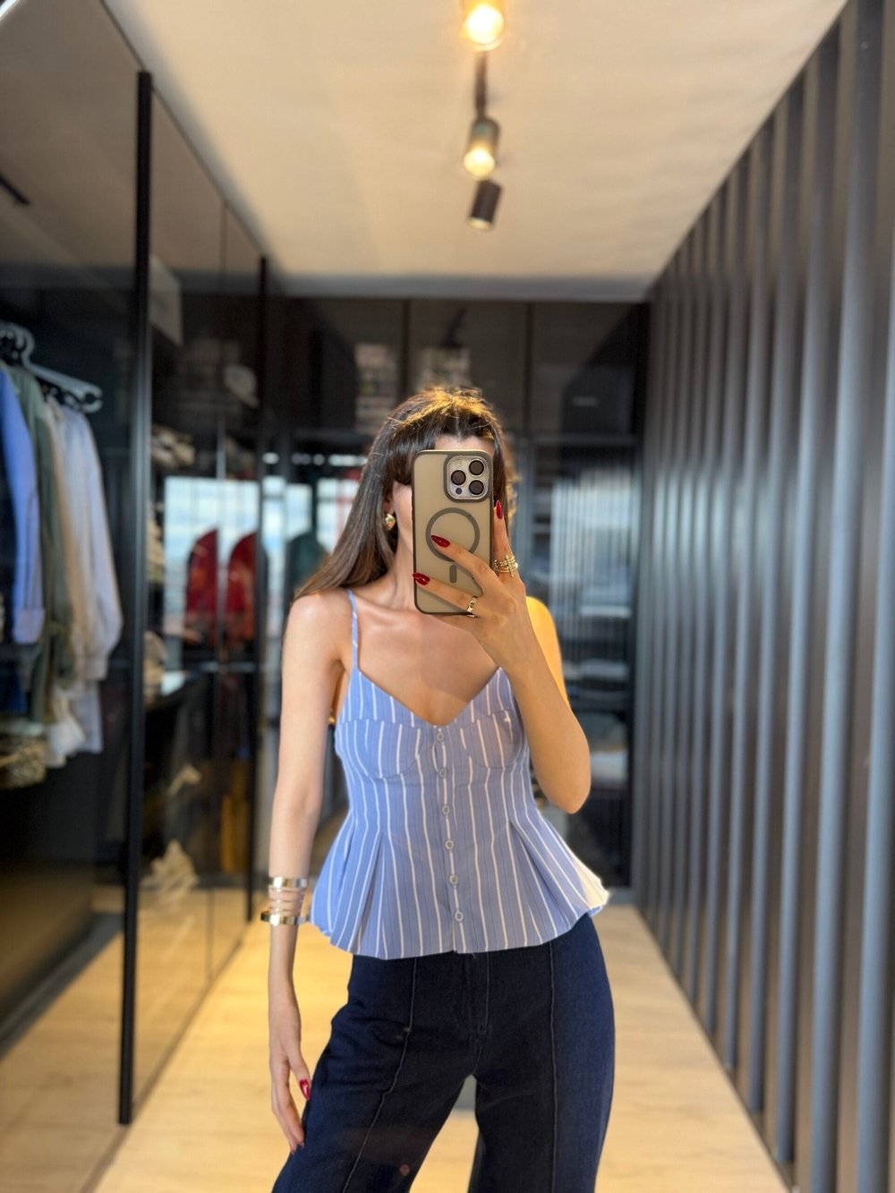 Pilili poplin bluz