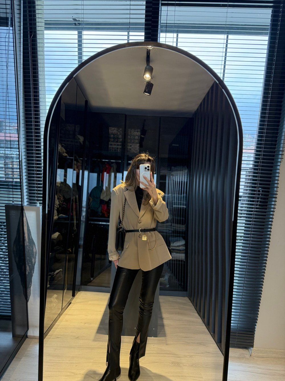 Poliviskon oversize ceket