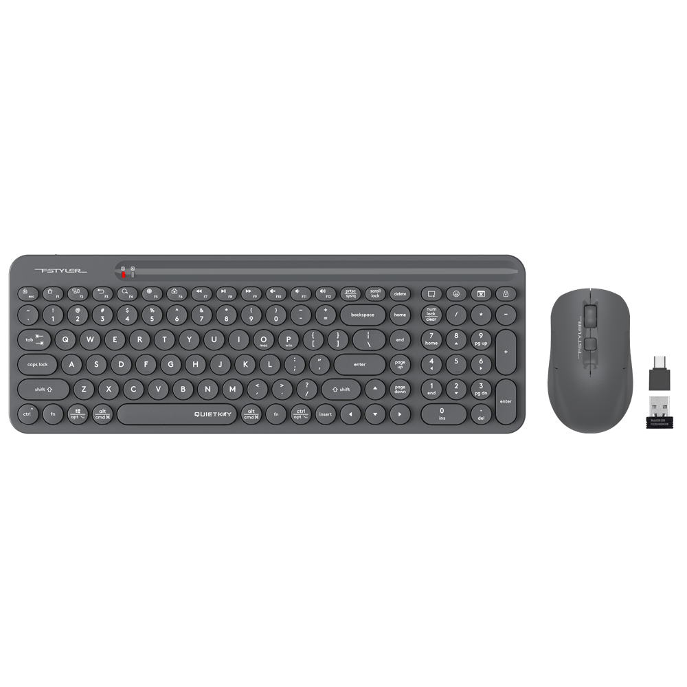 A4 TECH FG3300 AIR2 Q Türkçe Kablosuz Siyah Klavye+ Mouse